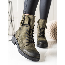 Evento Klassiset työntekijät koristeellisella vetoketjulla vihreä 2