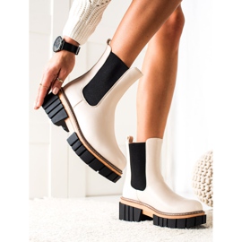 Seastar Chelsean saappaat muotialustalla beige musta 2