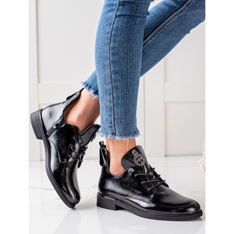 Lyhyet saappaat Sergio Leonen eristyksellä musta 1