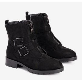 Mustat naisten Seashell -mokkanahkaiset nilkkurit 1