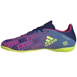 Adidas X Speedflow Messi.4 In M FY6921 -jalkapallokengät laivaston sininen monivärinen laivastonsininen 1