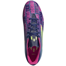 Adidas X Speedflow Messi.4 FxG M FY6923 jalkapallokengät laivaston sininen monivärinen laivastonsininen 2