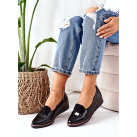 Lakatut kiilakengät POTOCKI 12032 musta 3