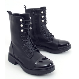 Musta Työntekijät naisille helmillä 4343 Musta 2