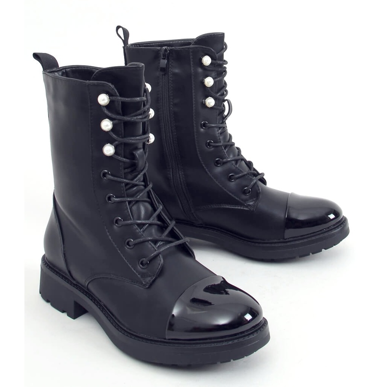 Musta Työntekijät naisille helmillä 4343 Musta 2