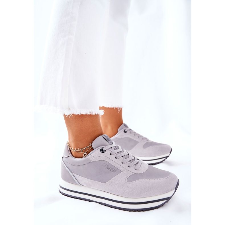 Urheilukengät Memory Foam Big Star II274219 Harmaa 1