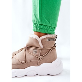 Lämpimät lumisaappaat Big Star Beige II274263 2