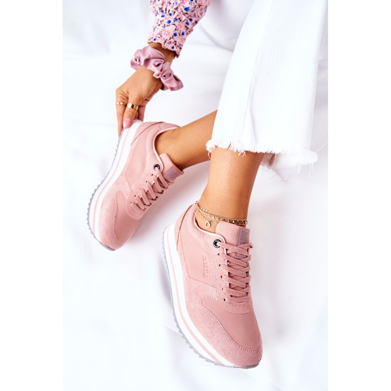 Urheilukengät Memory Foam Big Star II274218 Nude vaaleanpunainen 1