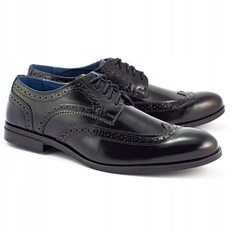 Olivier Muodolliset kengät Black brogues musta 2