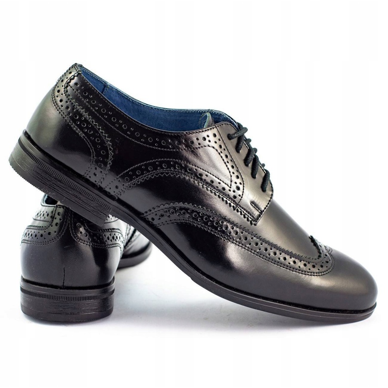 Olivier Muodolliset kengät Black brogues musta 3