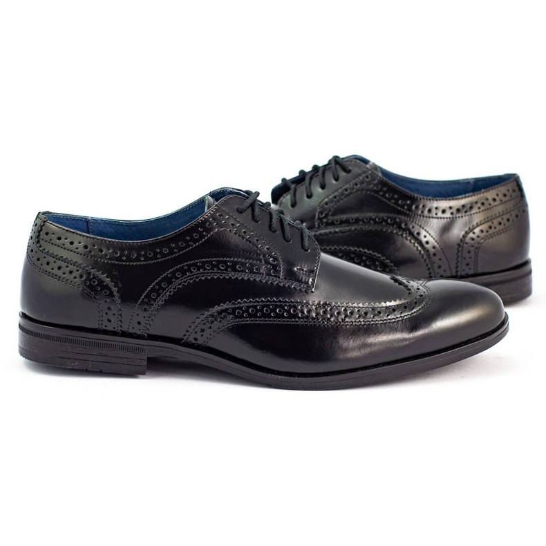 Olivier Muodolliset kengät Black brogues musta 4