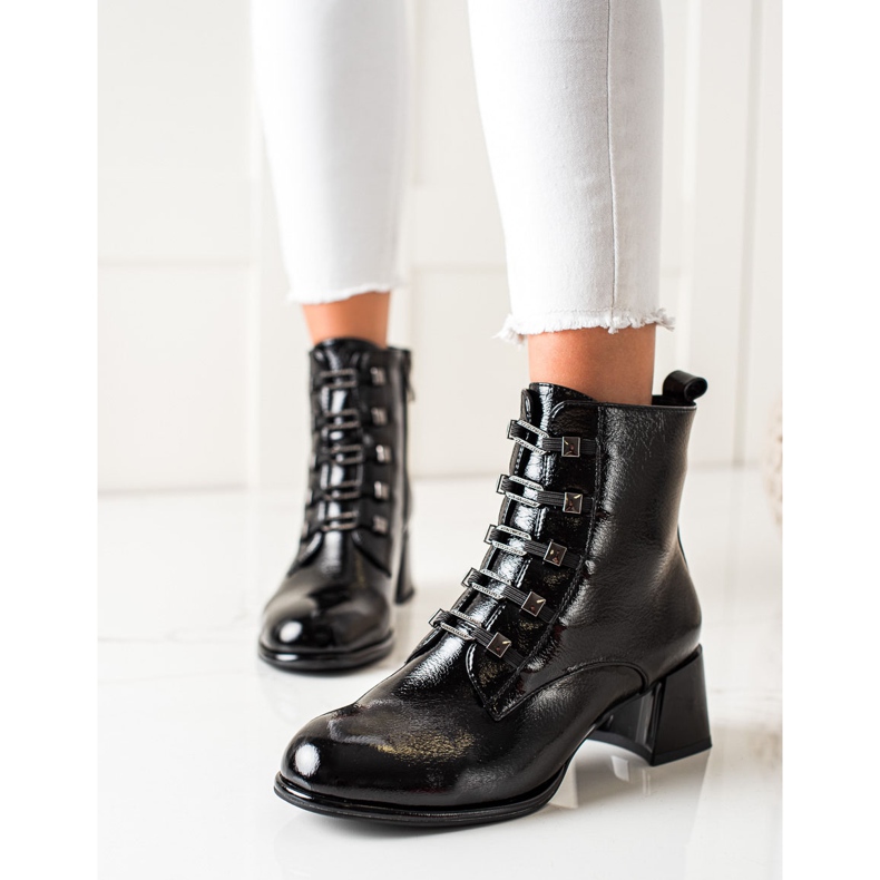 S. BARSKI Mukavat korkokengät musta 1