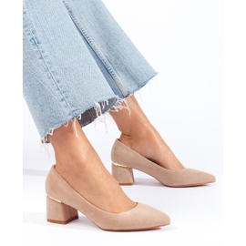 Goodin Tyylikkäät mokkanahkat beige 1