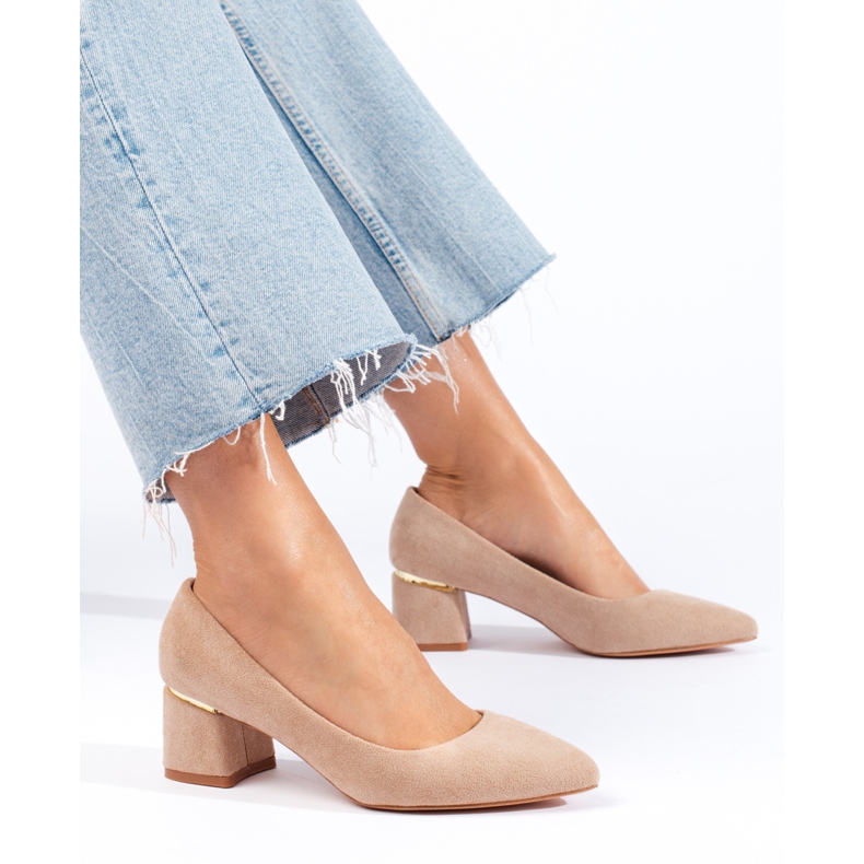 Goodin Tyylikkäät mokkanahkat beige 1