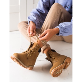 Diamantique Klassiset ruskeat ankkurit keltainen 1