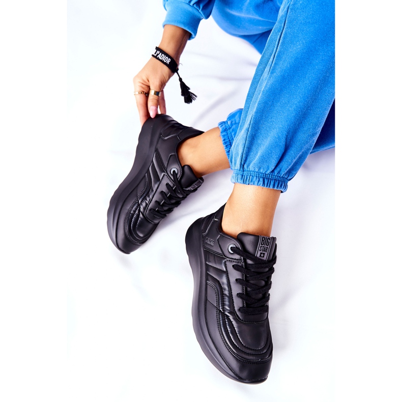 Naisten urheilukengät Memory Foam Big Star II274332 Musta 1