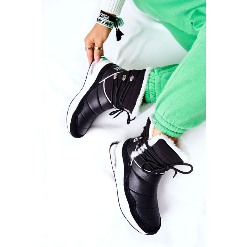 Solmitut lumisaappaat Big Star II274279 musta 2