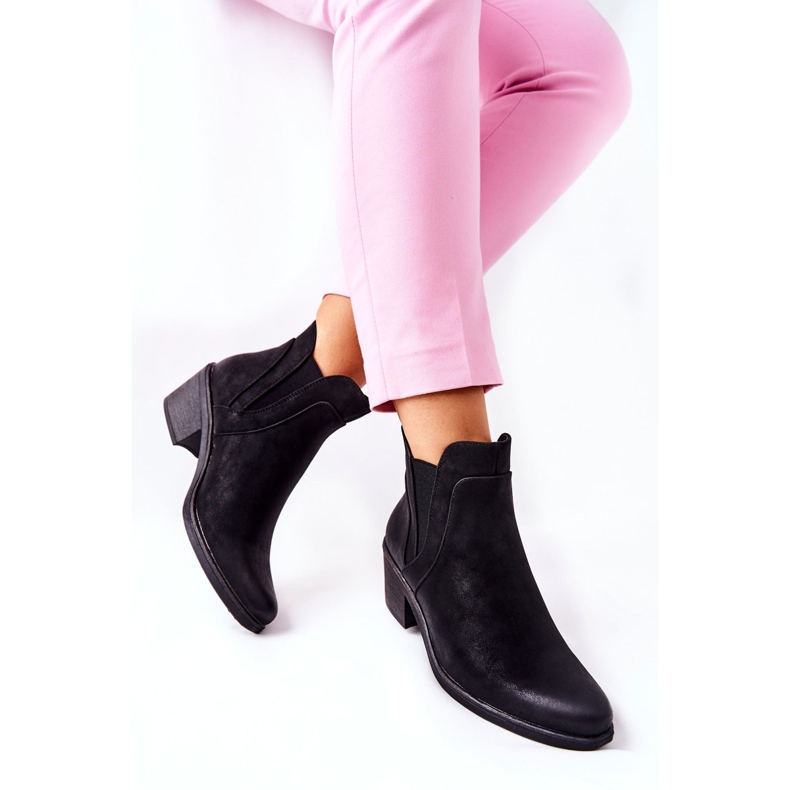 Mustat saappaat korkokengillä Sergio Leone BT620 2