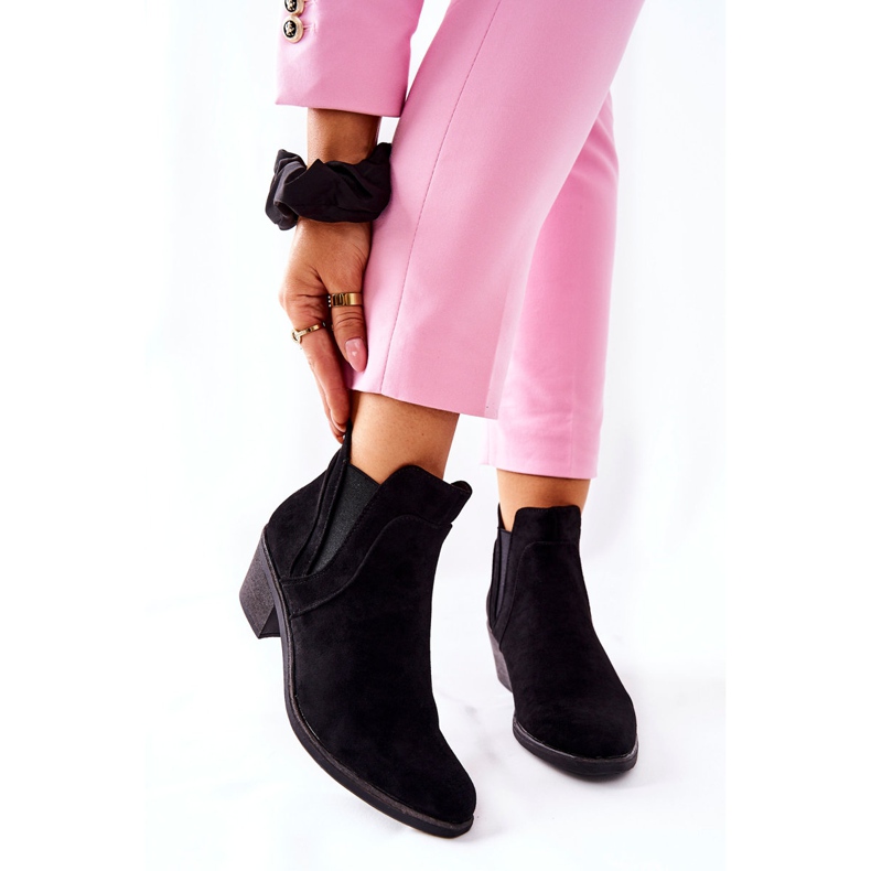 Mustat saappaat korkokengillä Sergio Leone BT620 1