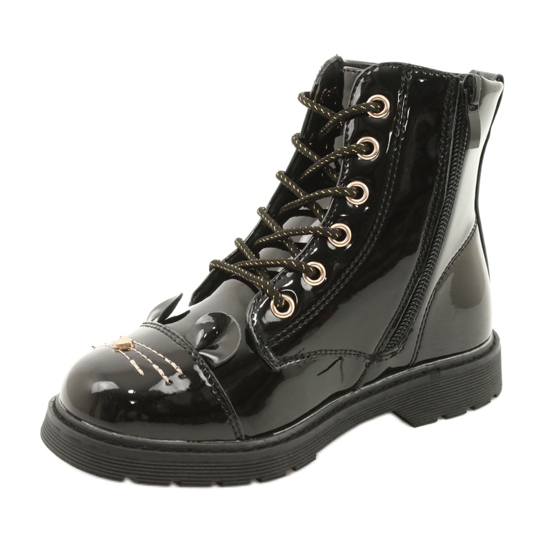 Miss Patent Boots 21DZ23-4309 musta 1