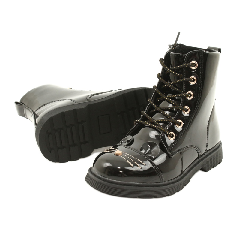 Miss Patent Boots 21DZ23-4309 musta 3