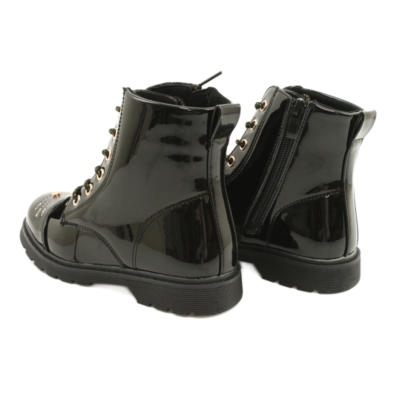 Miss Patent Boots 21DZ23-4309 musta 4