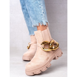 S. BARSKI Mokkanahkakengät S.BARSKI -alustalla beige 1