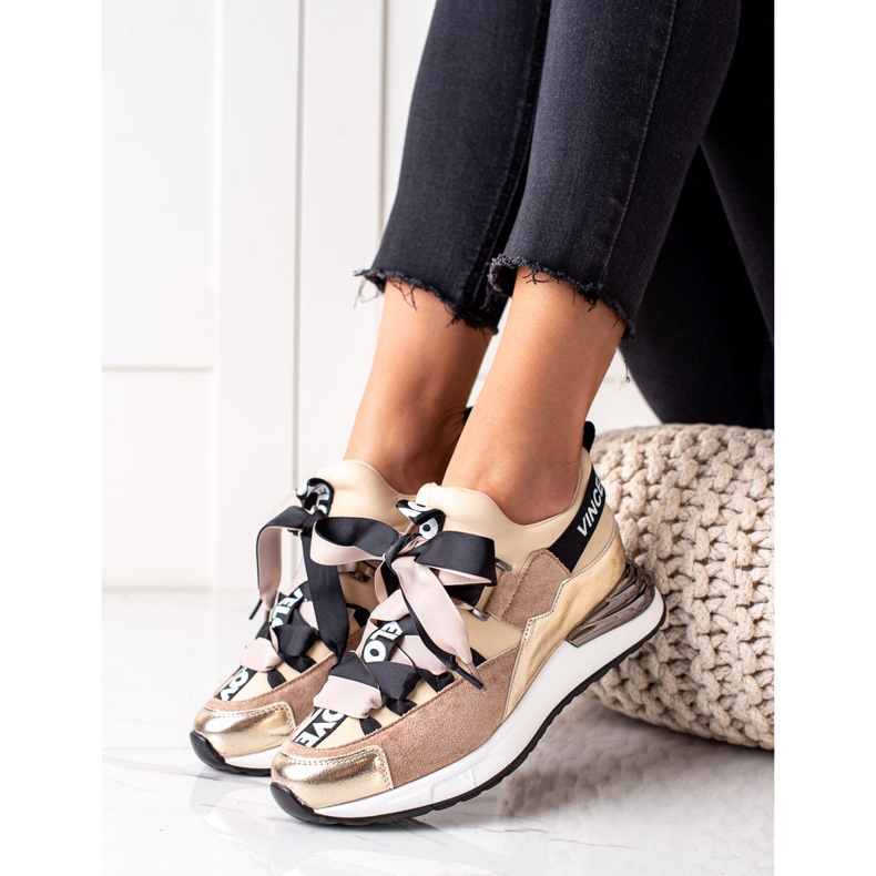 Lenkkarit sidottu VINCEZA -nauhalla ruskea 2