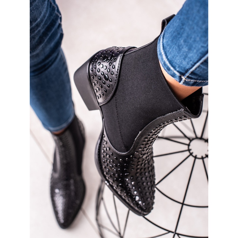 TRENDI Mustat Jodhpur -saappaat 2