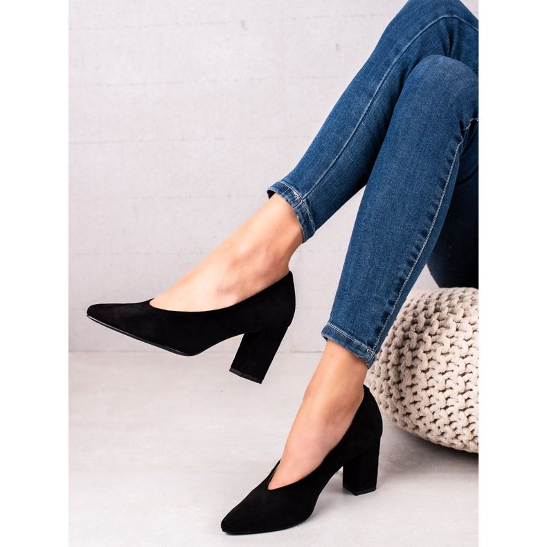 VINCEZA mokkapumput musta 1