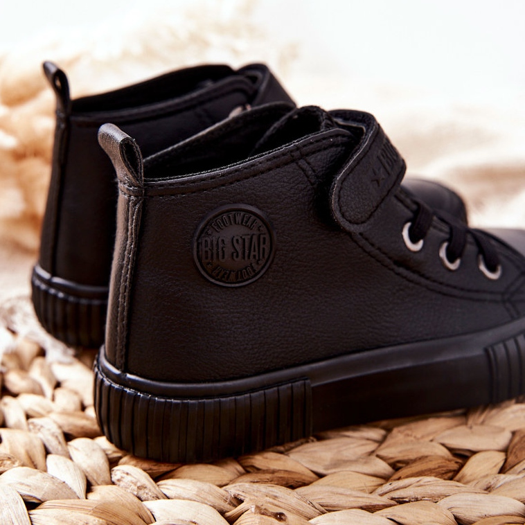 Lasten lenkkarit tarranauhalla Big Star II374016 musta 1