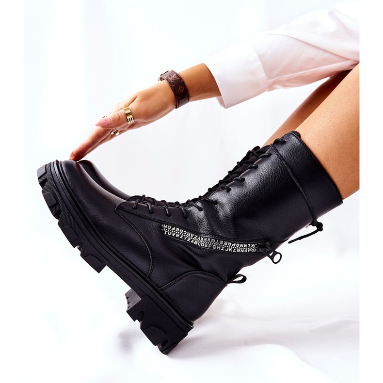 Musta saappaat Glany Sergio Leone TR747 musta 1