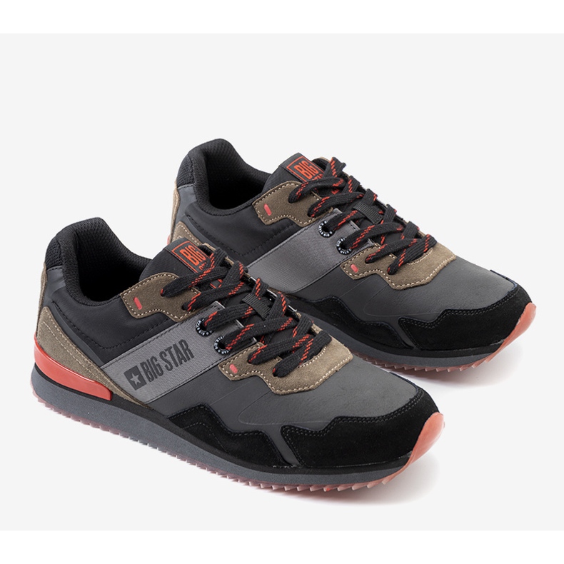 Musta Big Star miesten Acosta -urheilukengät 1