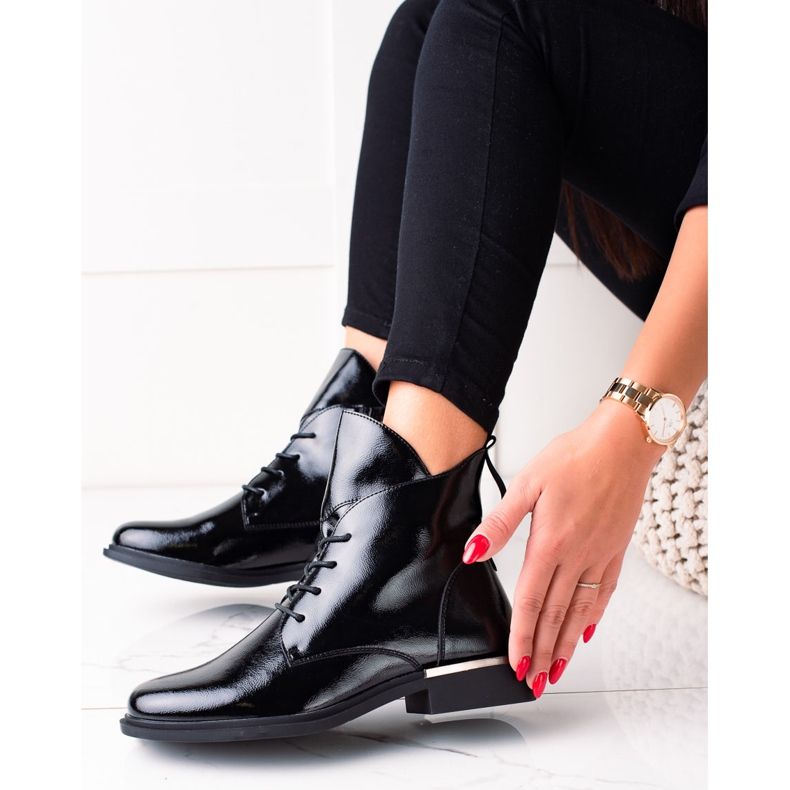 Tyylikkäät Sergio Leonen saappaat musta 1