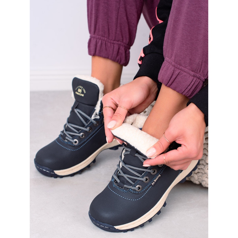 Ax Boxing Lämpimät vaelluskengät laivastonsininen 1