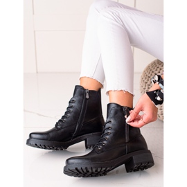 W. Potocki Klassiset nauhoitetut Potocki-saappaat musta 1