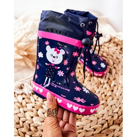 Lasten kumigalossit Navy Blue Zinstina's Bear laivastonsininen 1