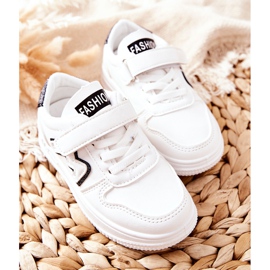 Lasten urheilukengät tarranauhalla, mustavalkoinen Santi 2