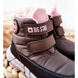 Lasten lumisaappaat Memory Foam Big Star II374071 Szare musta harmaa 1