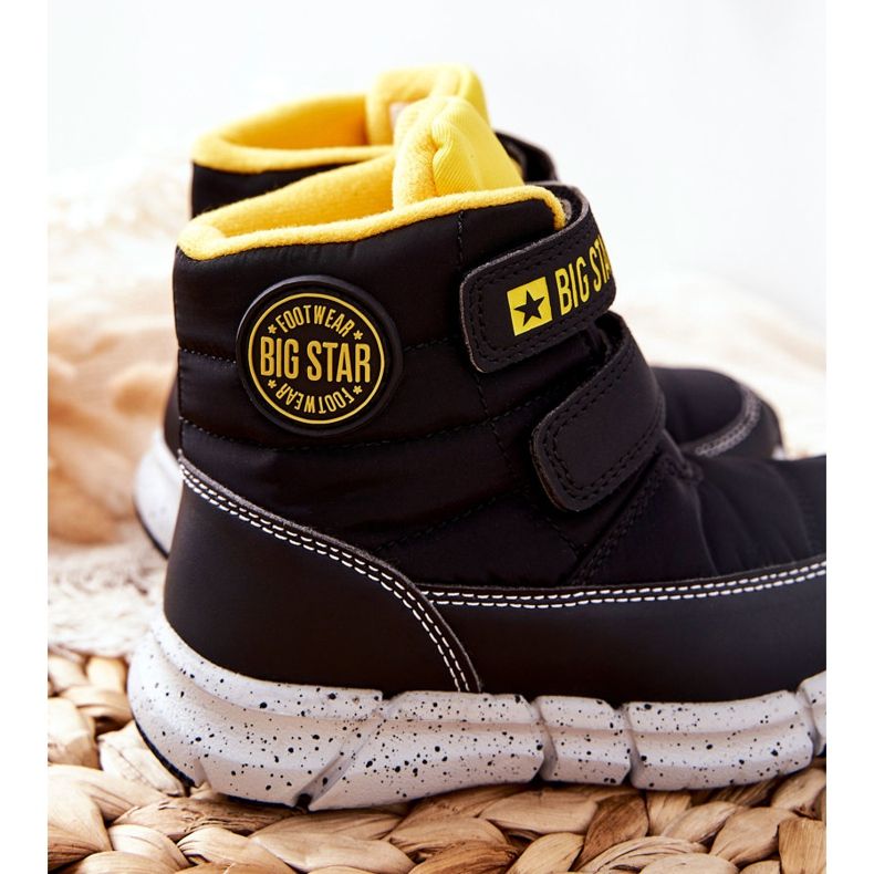 Lasten lumisaappaat Memory Foam Big Star II374070 Musta 2