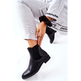 Nahkasaappaat Sergio Leone BT523 musta 1