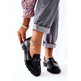 Nahkakengät Nicole lakattu musta 2667 1