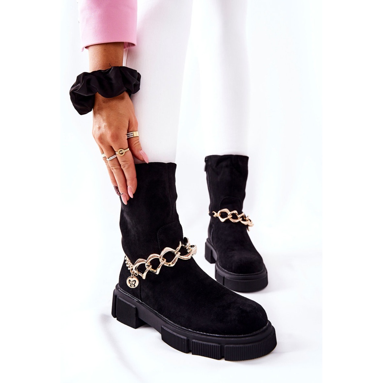 FB2 Mustat Hellio Suede -työsaappaat 2