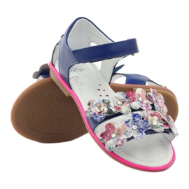 Bartek Sandalki Gladiatiki 16168 Kukki koristeltu sarve sininen 3