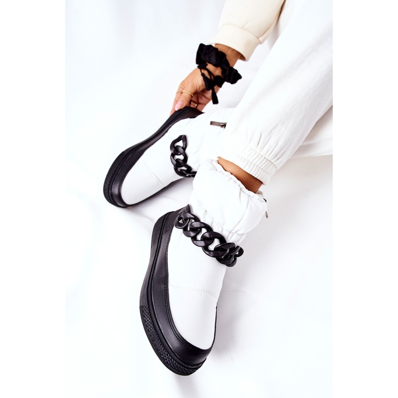 S.Barski Naisten valkoiset Kharichen lämpimät lumisaappaat valkoinen 1