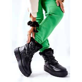 S.Barski Mustat Gordian naisten mustat lämpimät lumisaappaat 2