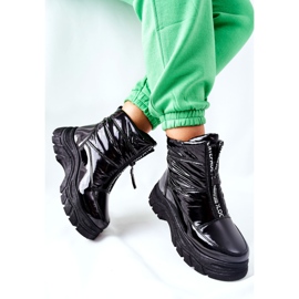 Vinceza Naisten trappers -mustat saappaat Echowen 2