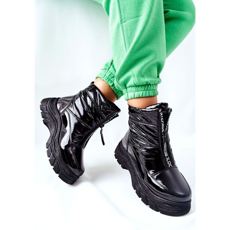 Vinceza Naisten trappers -mustat saappaat Echowen 2