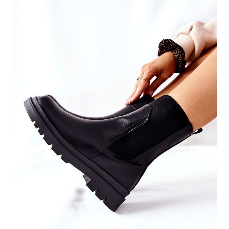 Vinceza Naisten lämpimät saappaat Musta Nikiera 2