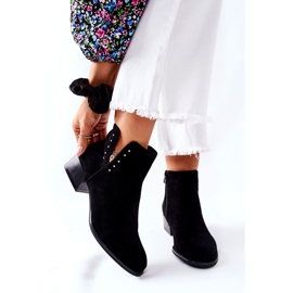 Suede lämpimät saappaat Sergio Leone BT217 musta 1